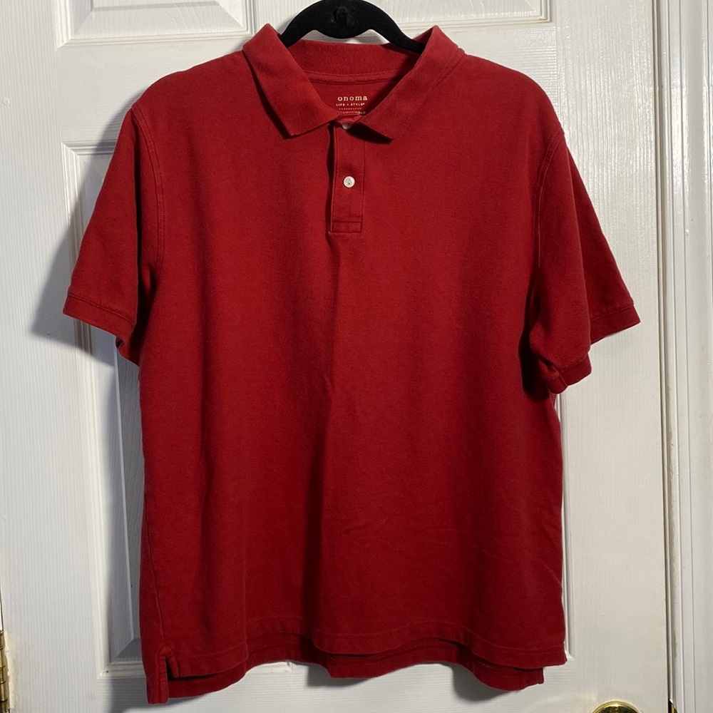 Sonoma Men’s Polo Shirt Red Large
